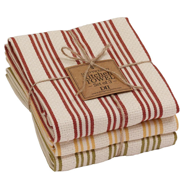 Harvest Heavyweight Dishtowel Set of 3