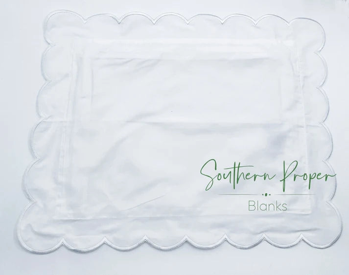 Scalloped Edge Pillow Case