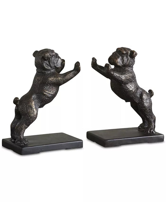 Bulldog Bookends