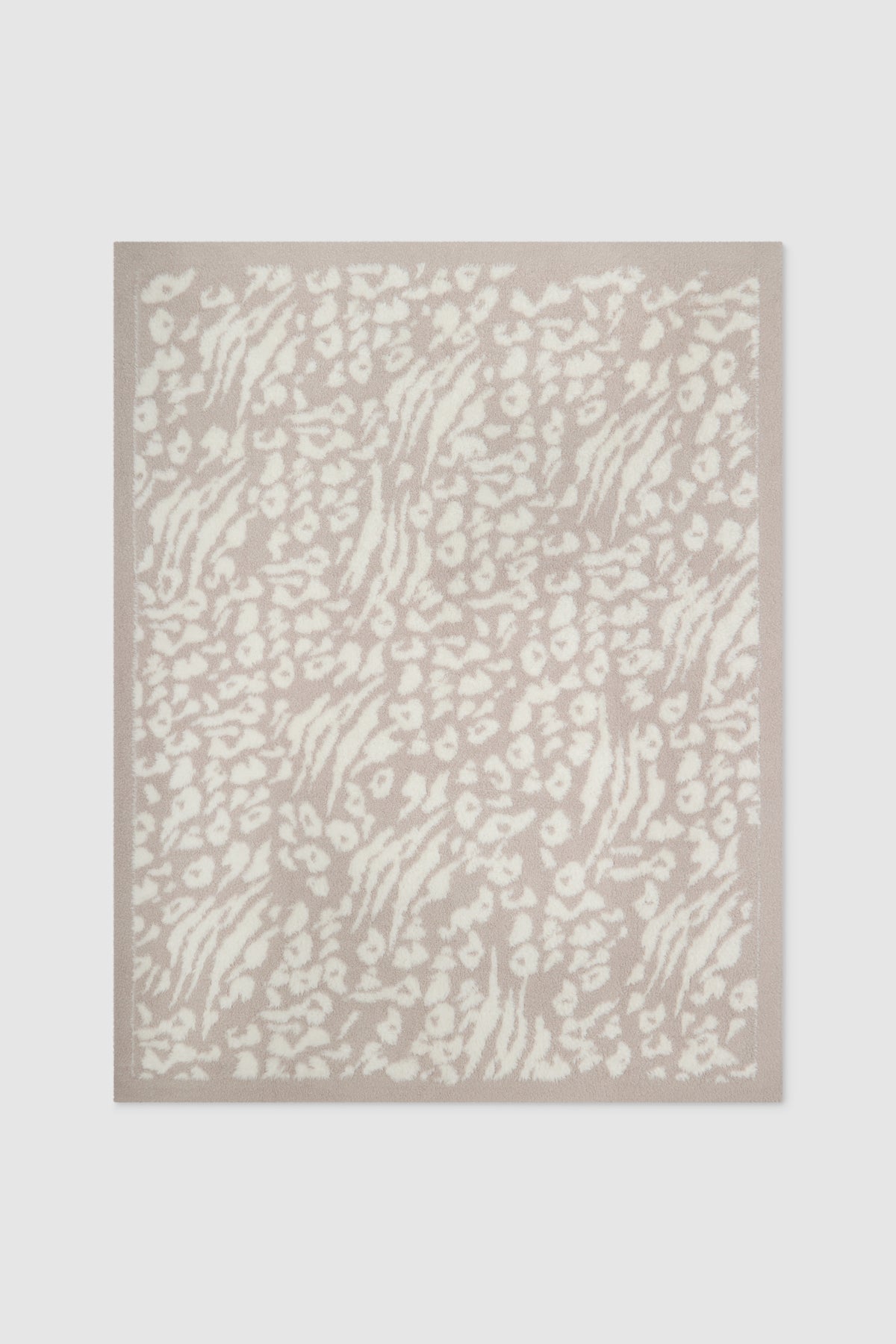 CozyChic Lush Knit Leopard Throw