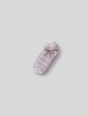 Open image in slideshow, Cozychic Heathered Stripe Ankle Sock Set
