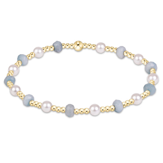 Sincerity Gemstone and Pearl 4mm Bracelet