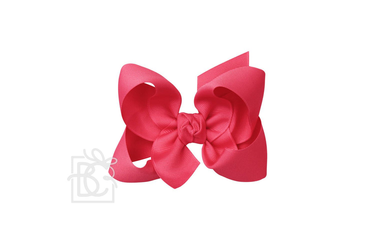 Signature Grosgrain Bow on Clip 4.5in Large