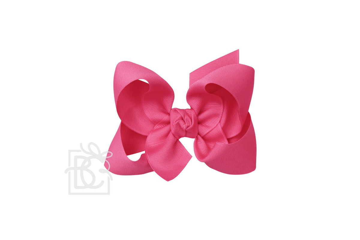 Signature Grosgrain Bow on Clip 4.5in Large