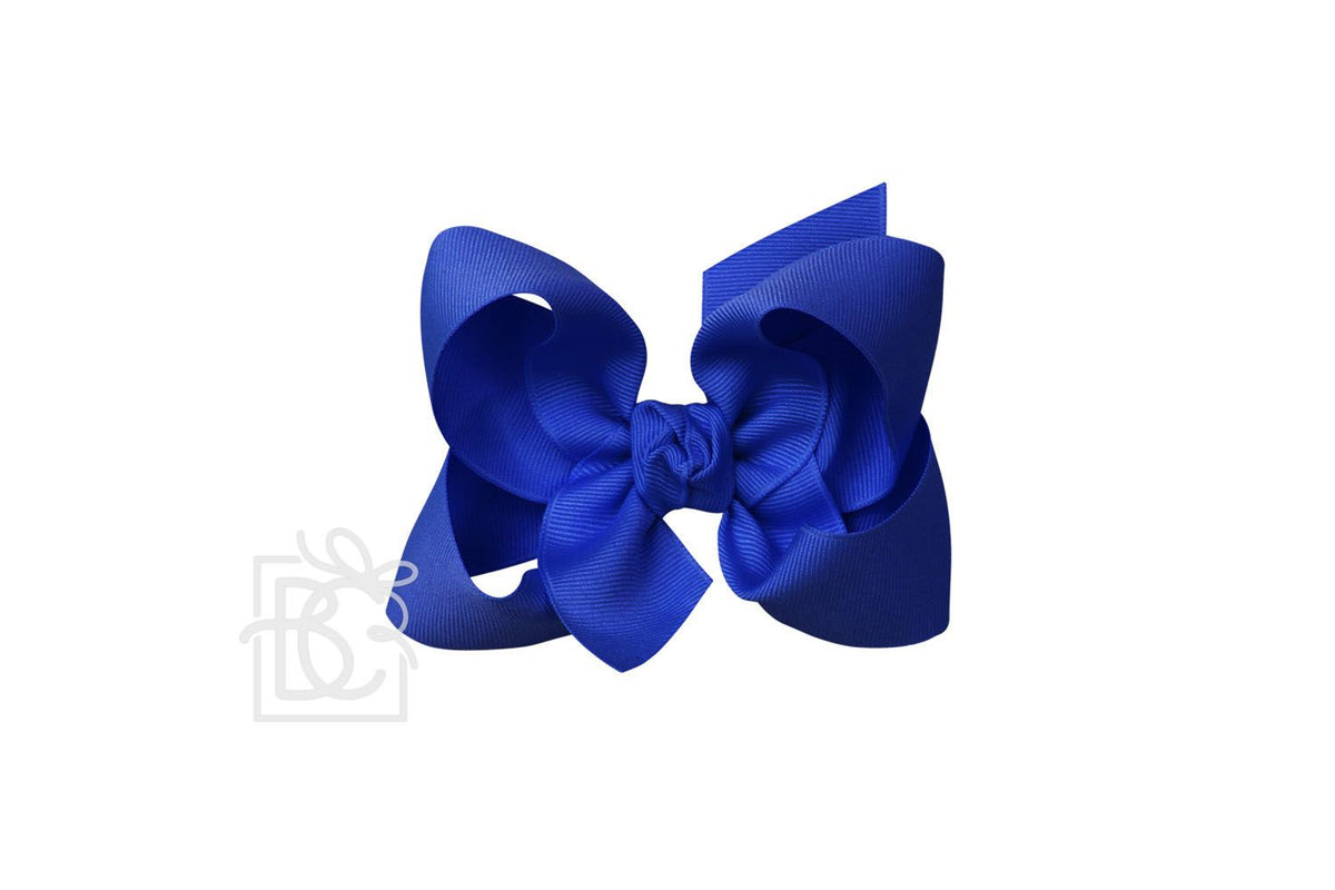 Signature Grosgrain Bow on Clip 4.5in Large
