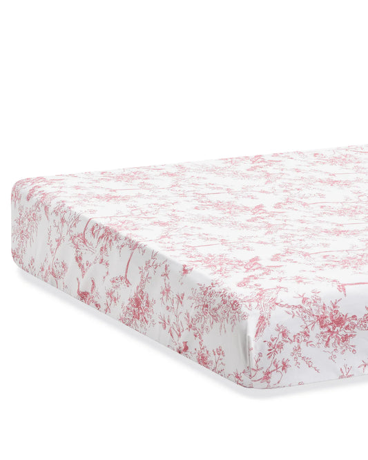 Timeless Toile Crib Sheet