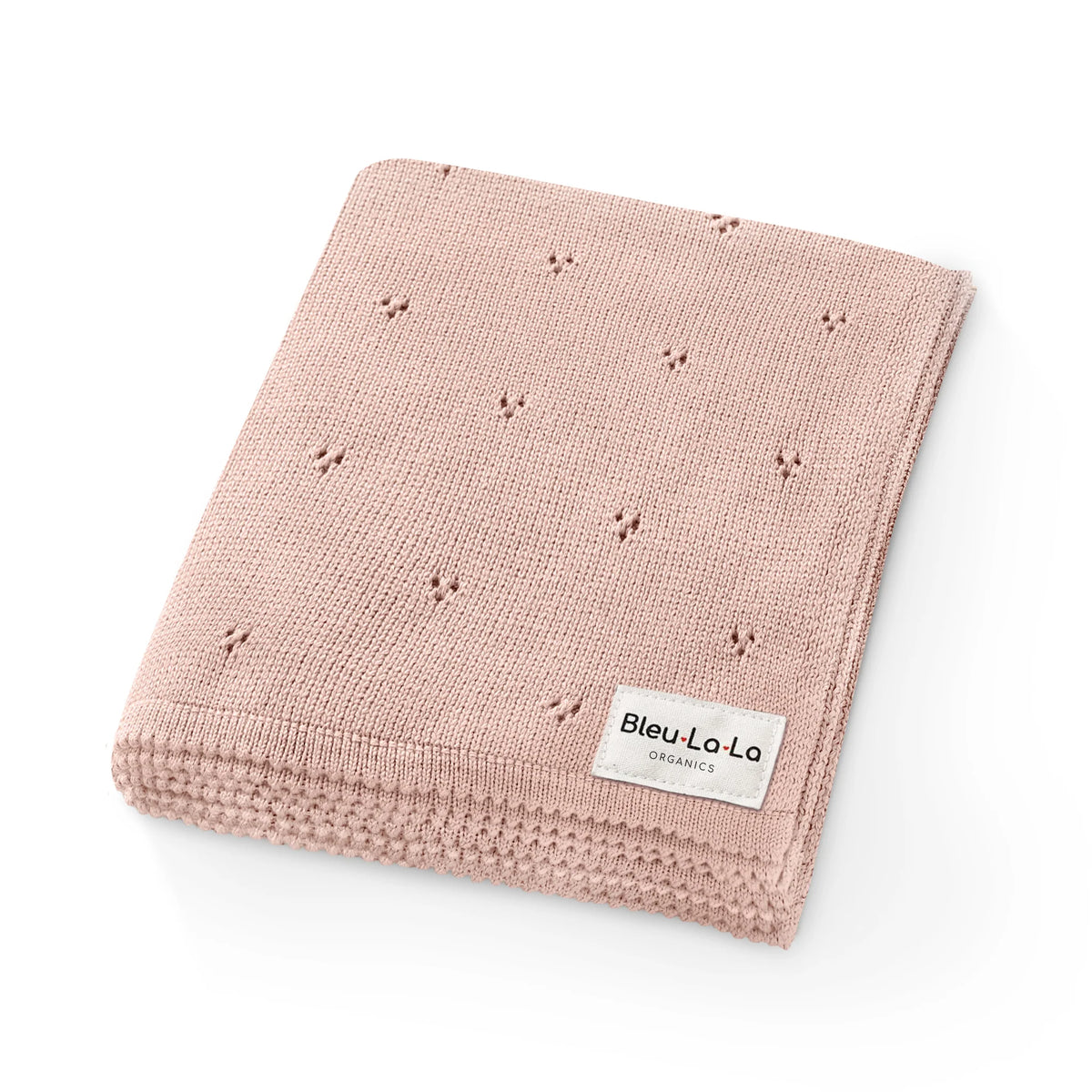 Organic Cotton Pointelle Swaddle Baby Blanket