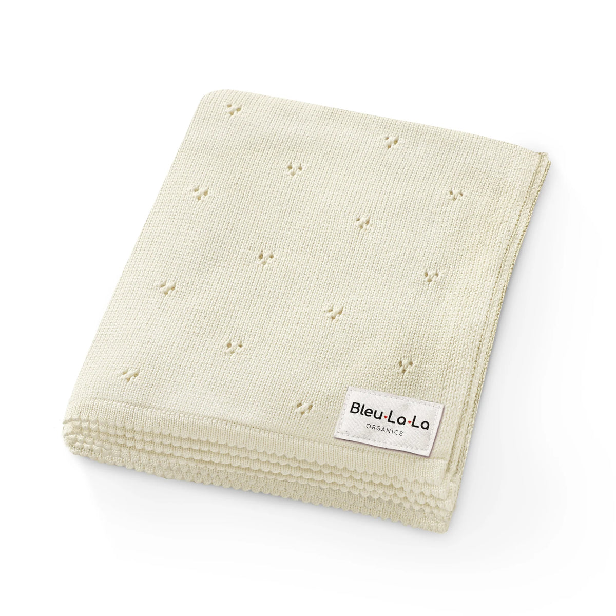 Organic Cotton Pointelle Swaddle Baby Blanket