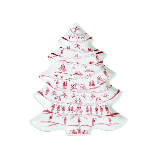 Country Estate  Winter Frolic 15" Tree Platter