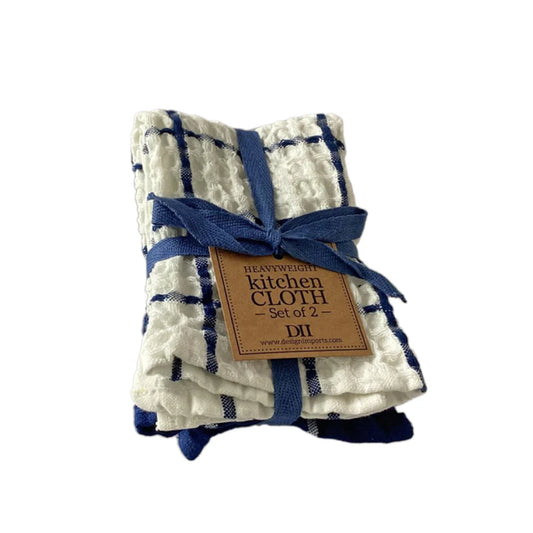 Windowpane Waffle Dishcloth Set of 2