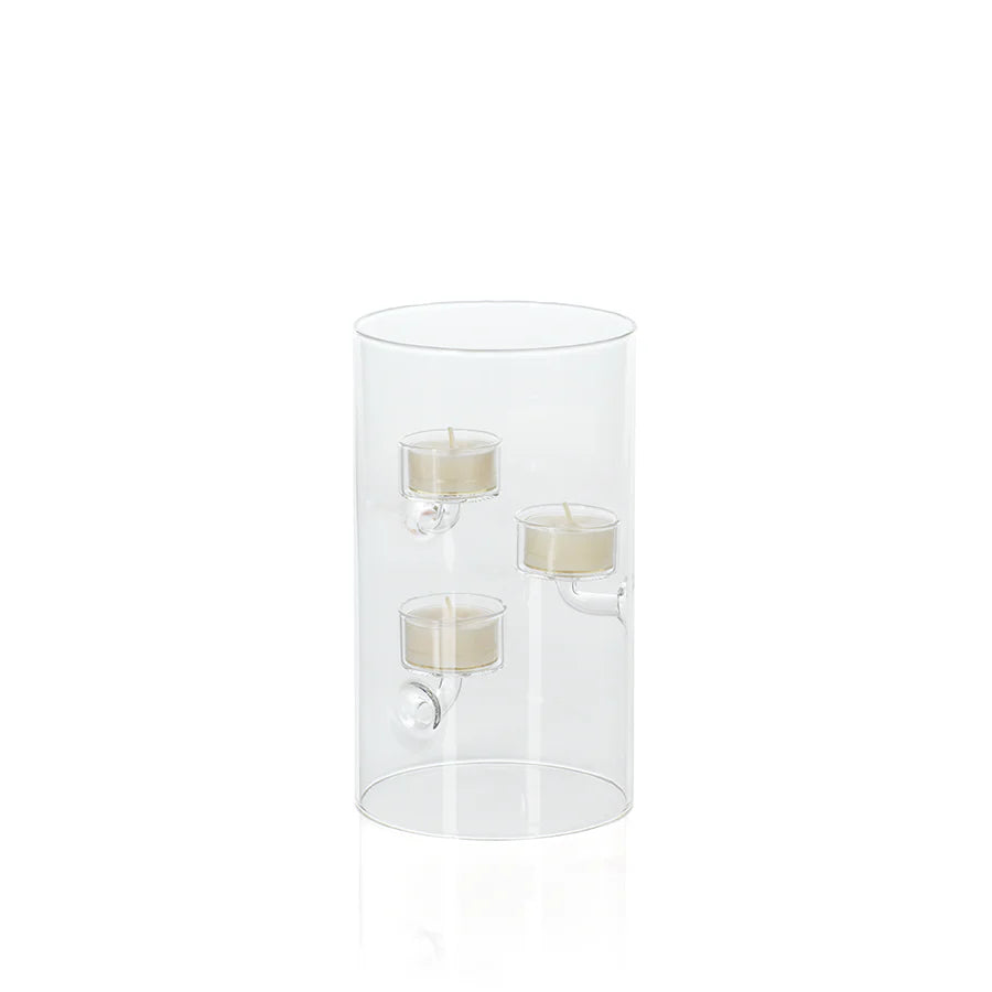 Suspended Glass Tealight Hurricane