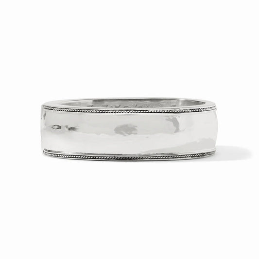 Cannes Statement Hinge Bangle Silver