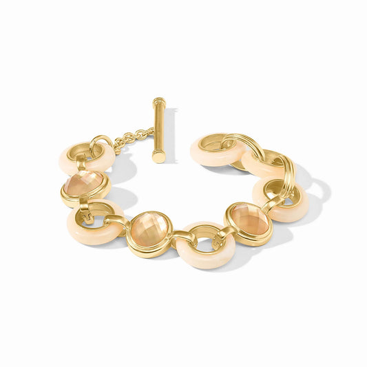 Carnaby Stone Bracelet Gold & Acrylic