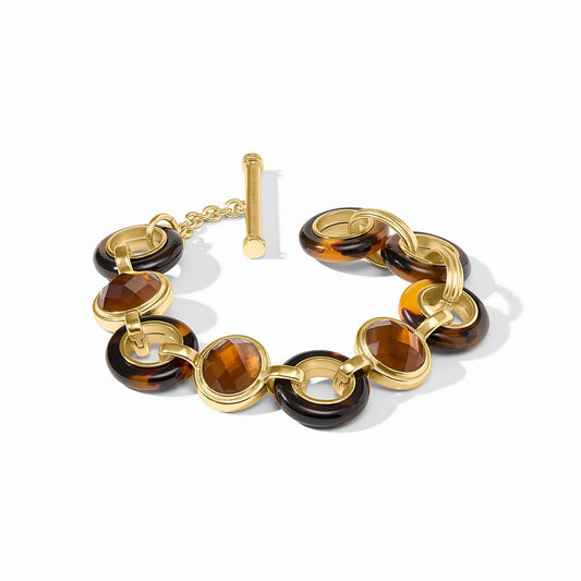 Carnaby Stone Bracelet Gold & Acrylic