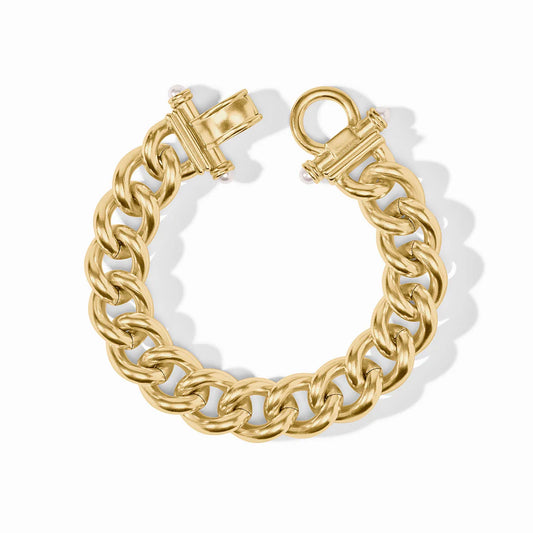 Dolce  Link Bracelet Gold Pearl