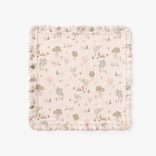 Garden Picnic Organic Muslin Blankie