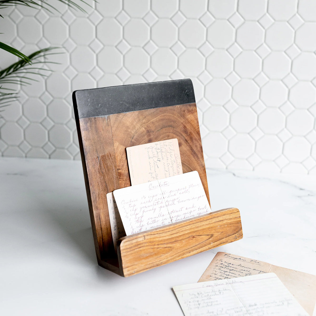 Louisa Marble Cookbook Holder