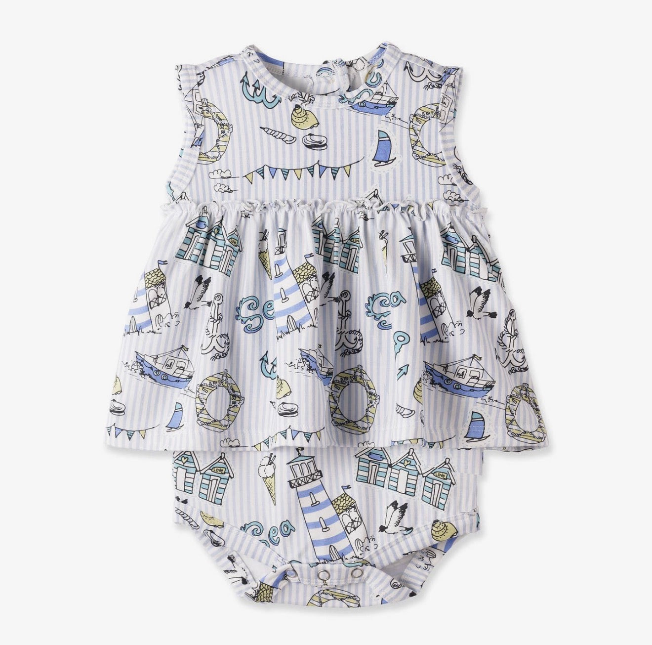 Bamboo Skirted Bodysuit