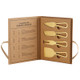 Champagne Cheese Knives Set of 4