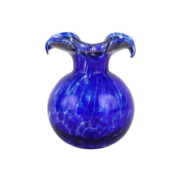 Hibiscus Glass Colored Bud Vase