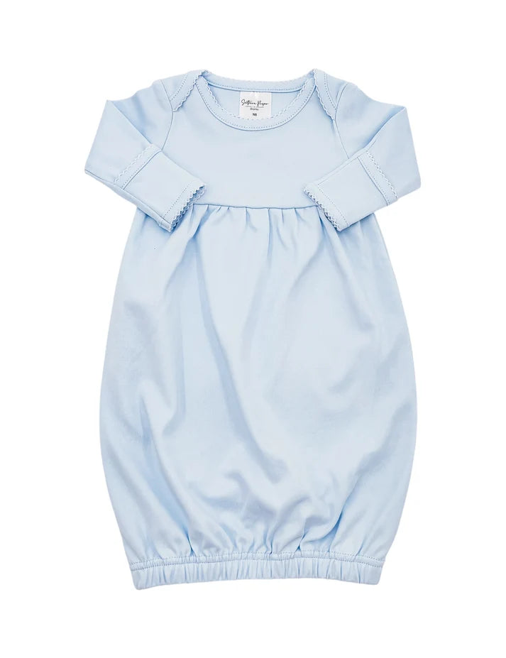 Gown with Picot Trim 0-6mths