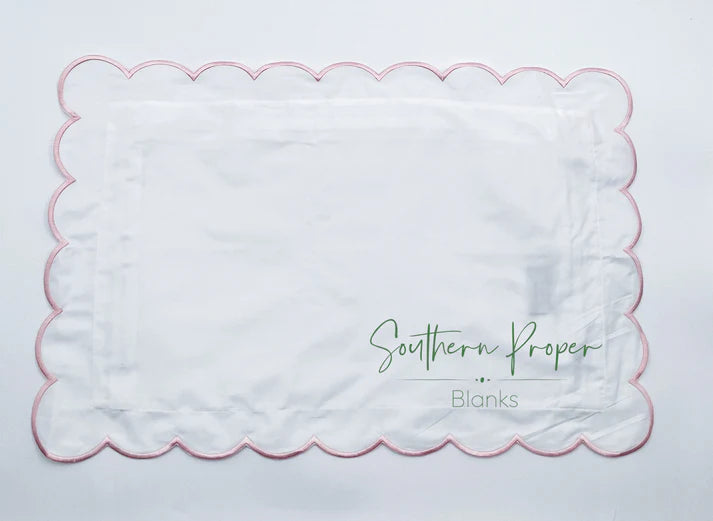 Scalloped Edge Pillow Case