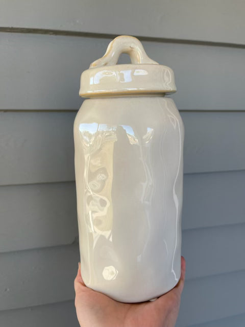 Large Canister Off White