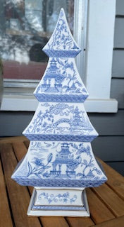 Blue & White Christmas Tree