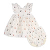 Open image in slideshow, Mini Bunnies Baby Dress &amp; Bloomer
