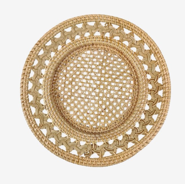 Rattan Charger Plate