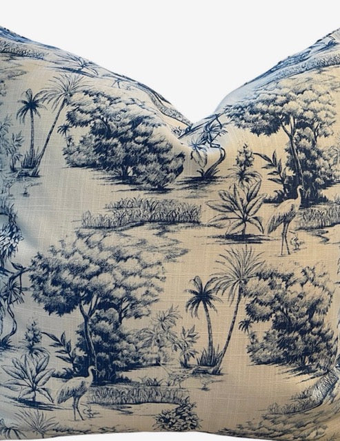 D& G Pillow with Feather Insert 20"x20"