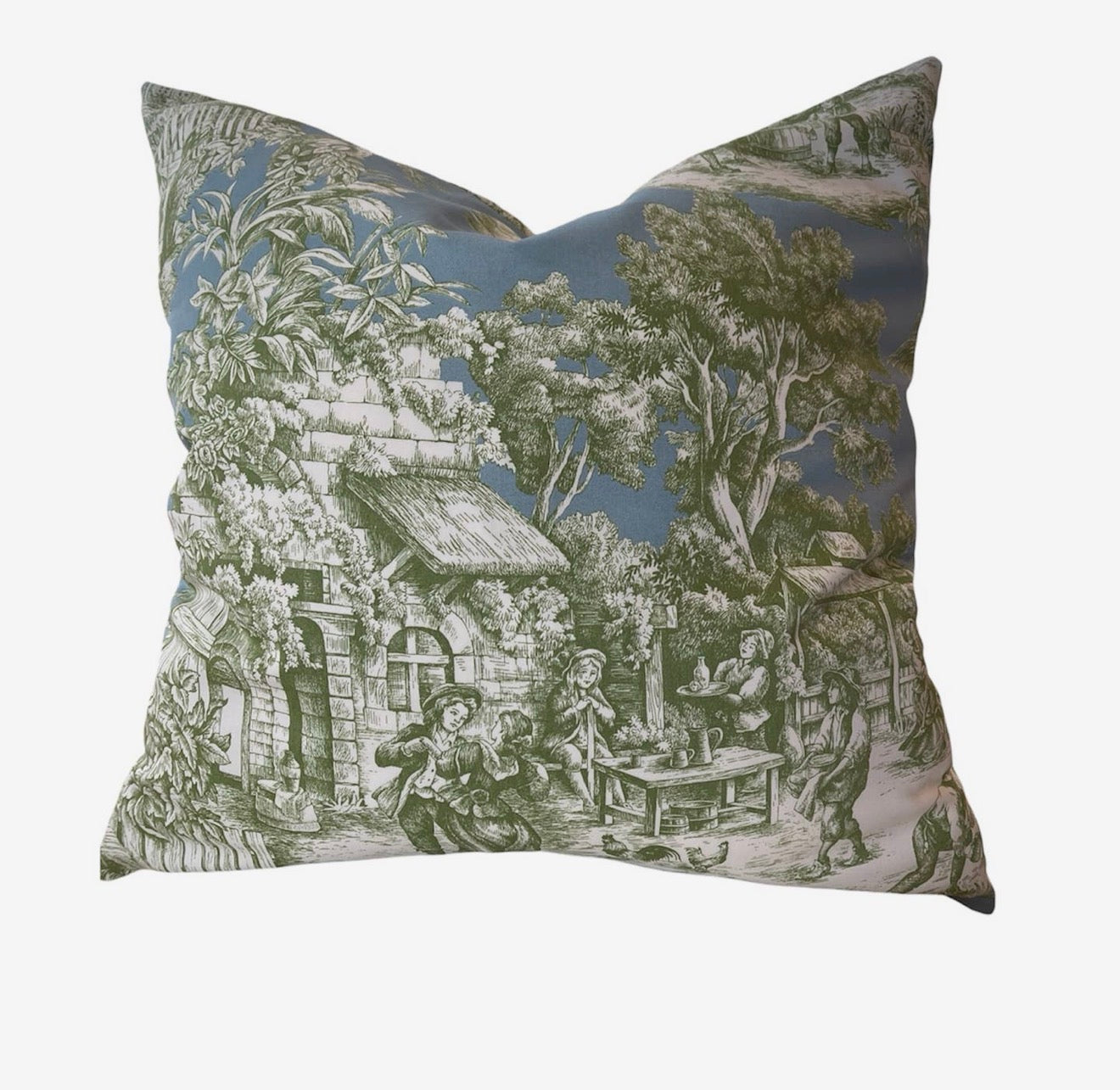 D& G Pillow with Feather Insert 20"x20"