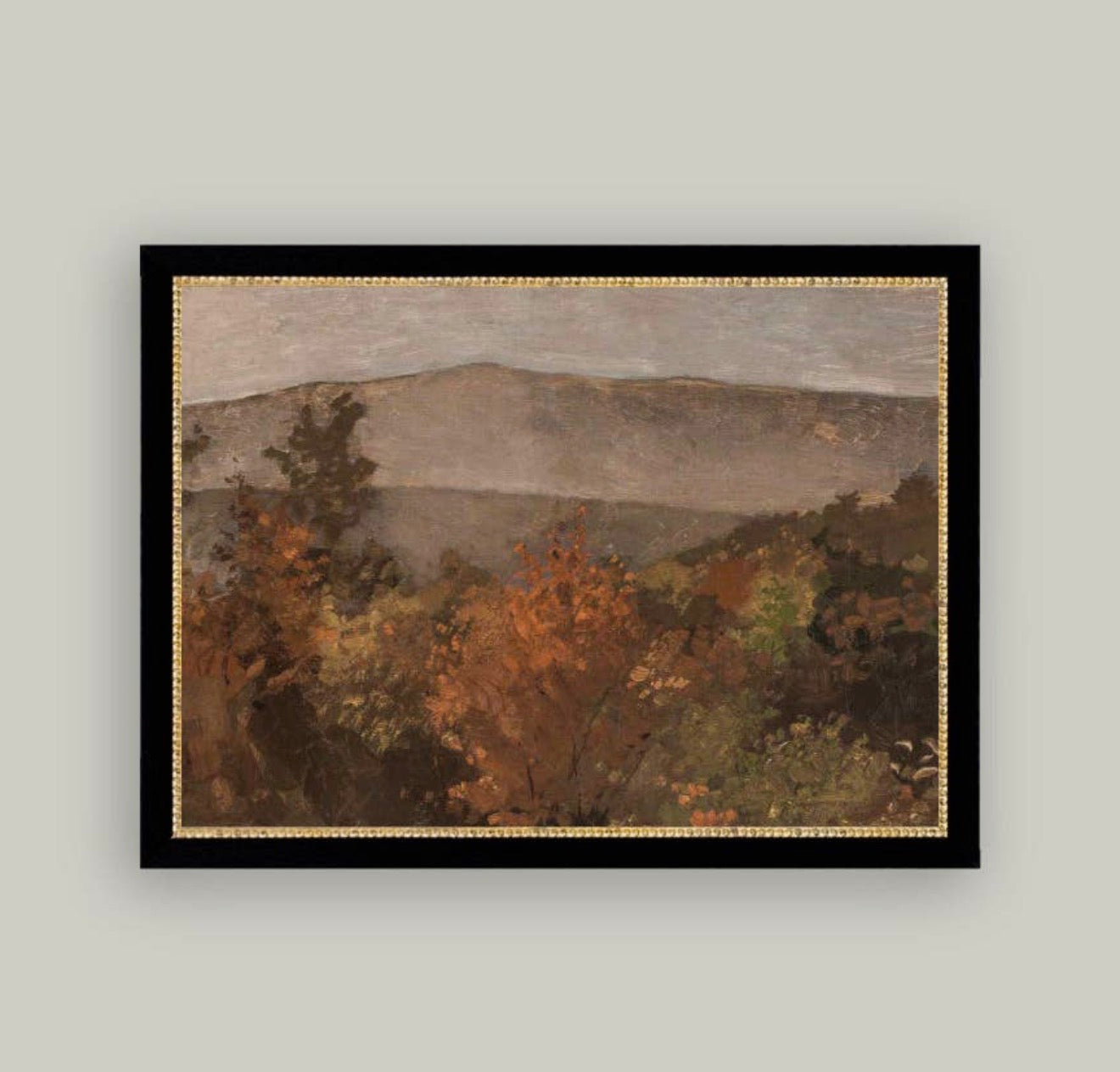 Autumn Tree Tops Framed Art 15"x11"
