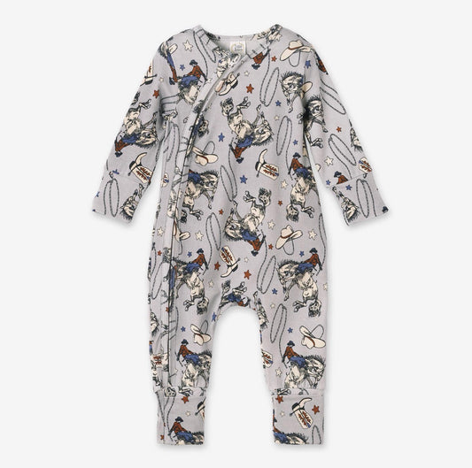 Bamboo Zipper Romper Convertible