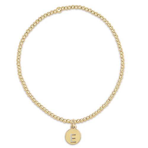 Respect Gold Bracelet Small Gold Disc