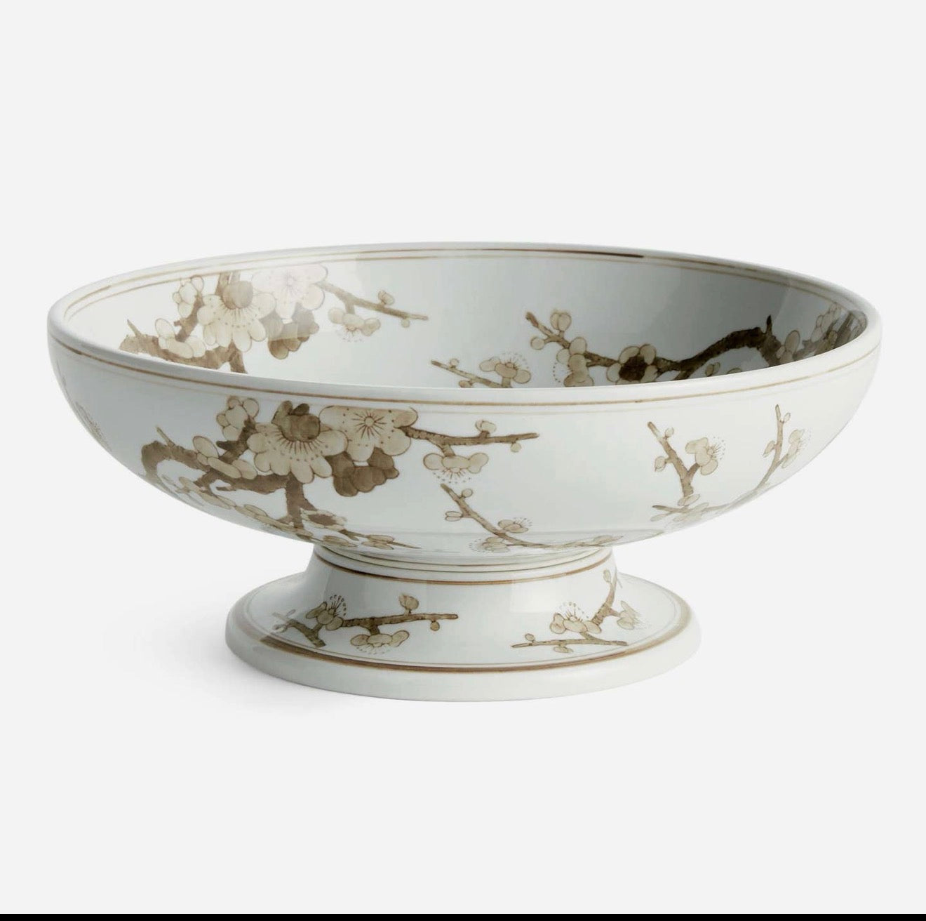 Province Empress Dec Footed Bowl Neutral
