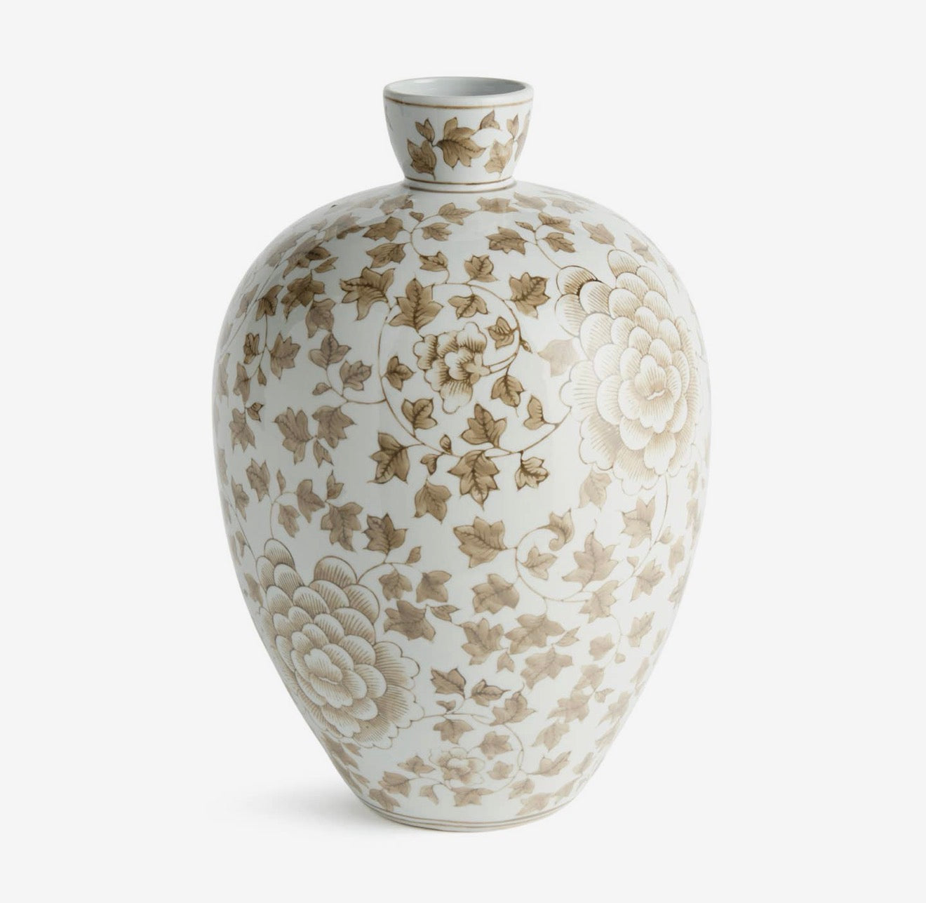 Province Lotus Bottle Vase Neutral