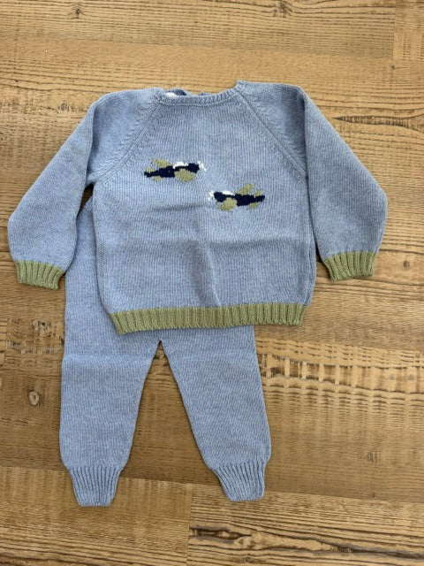 Air Plane Jogger Knit Set