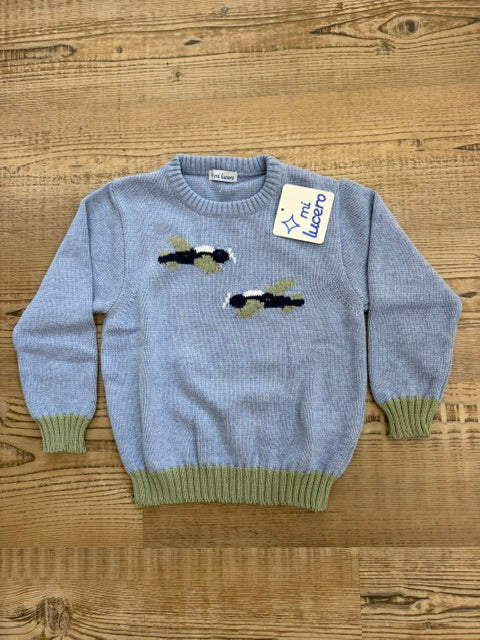 Air Plane Crew Neck Sweater