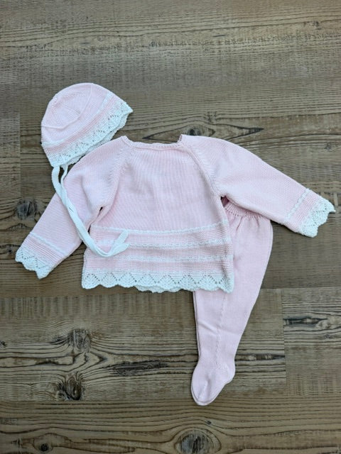 Stripe Layette 3piece Set