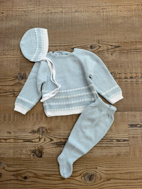 Stripe Layette 3piece Set