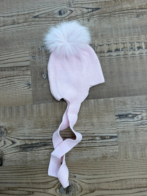 Wide Tie Aviator Hat
