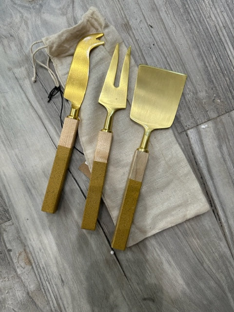 Stainless Cheese Knives Set of 3