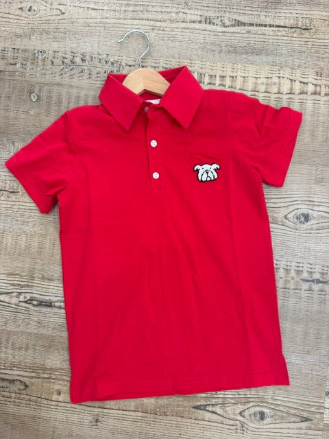 Red Bulldog Polo Shirt
