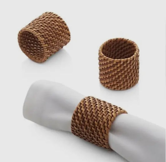 Rattan Napkins Rings