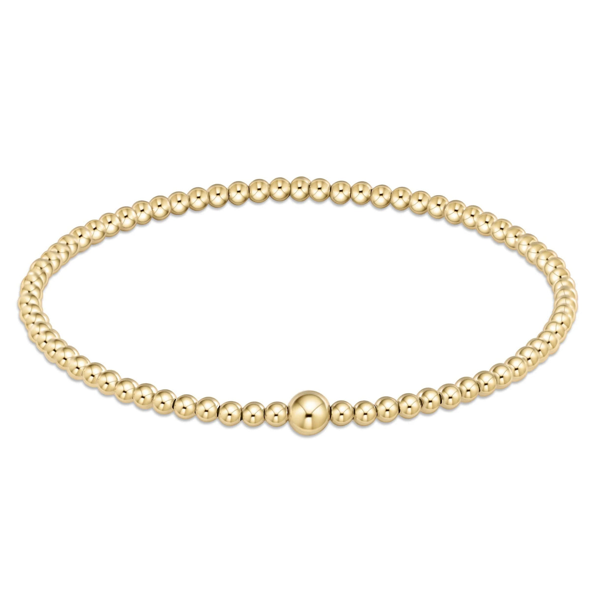 Classic Gold Beaded Bangle