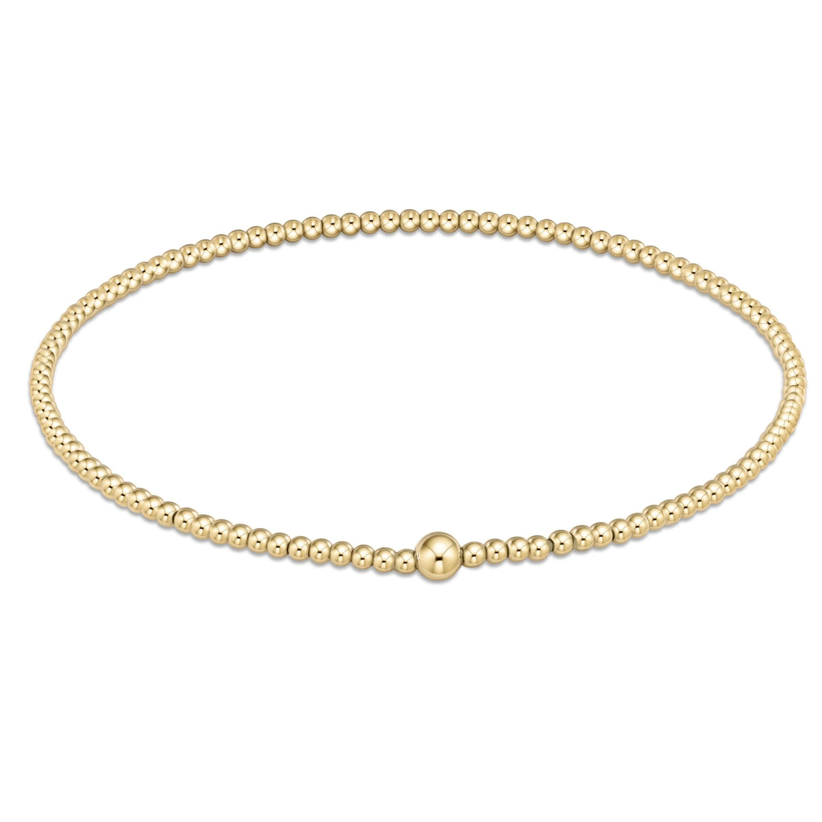 Classic Gold Beaded Bangle