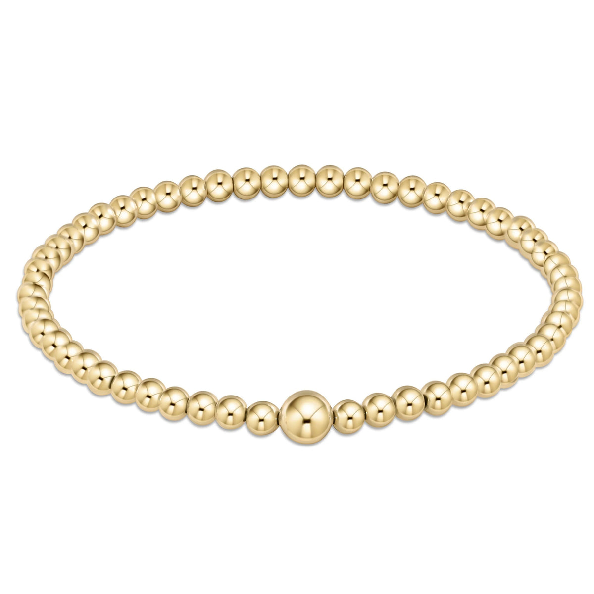Classic Gold Beaded Bangle