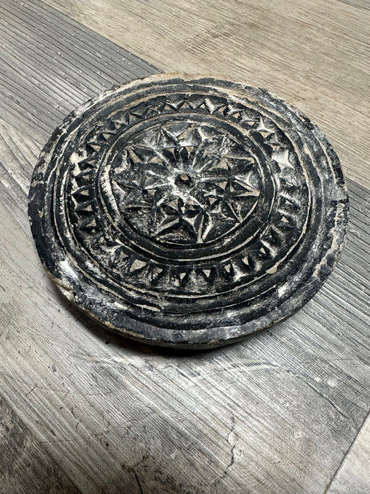Black Carved Trivet