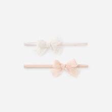 Eyelet Lace Bow Headband 2pack
